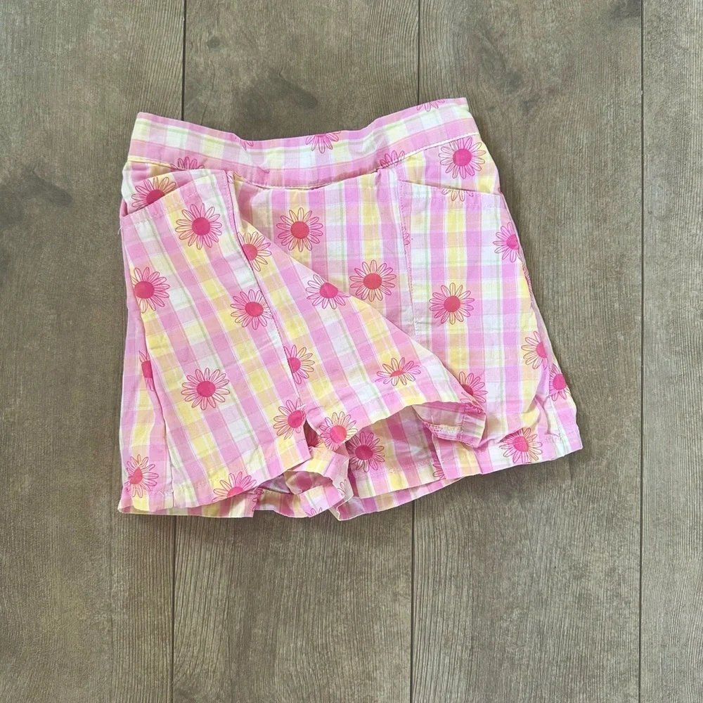 Vintage Carter’s Floral Plaid Girly Skort 4T